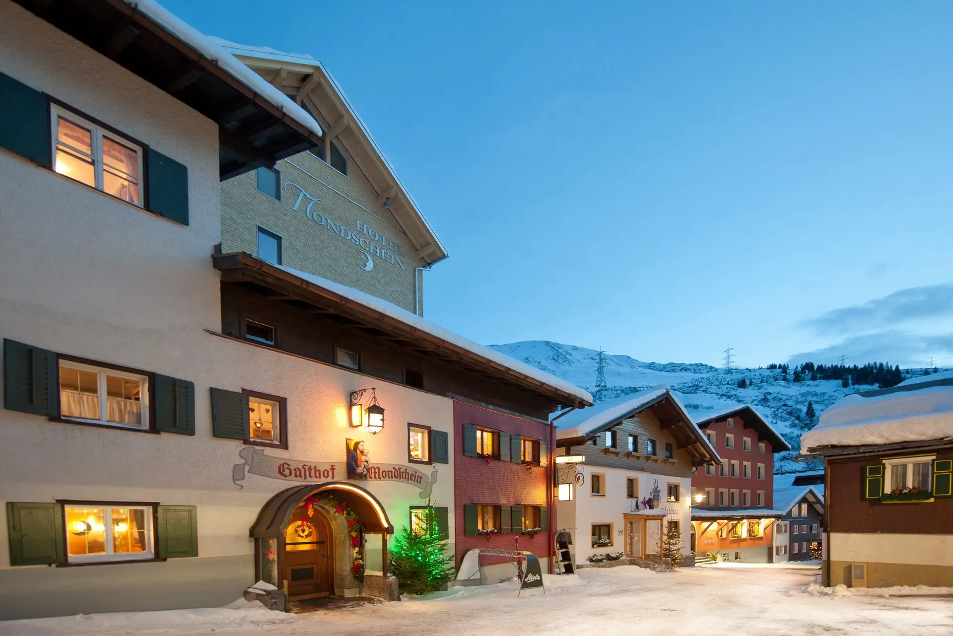 Abendlicht in den Alpen