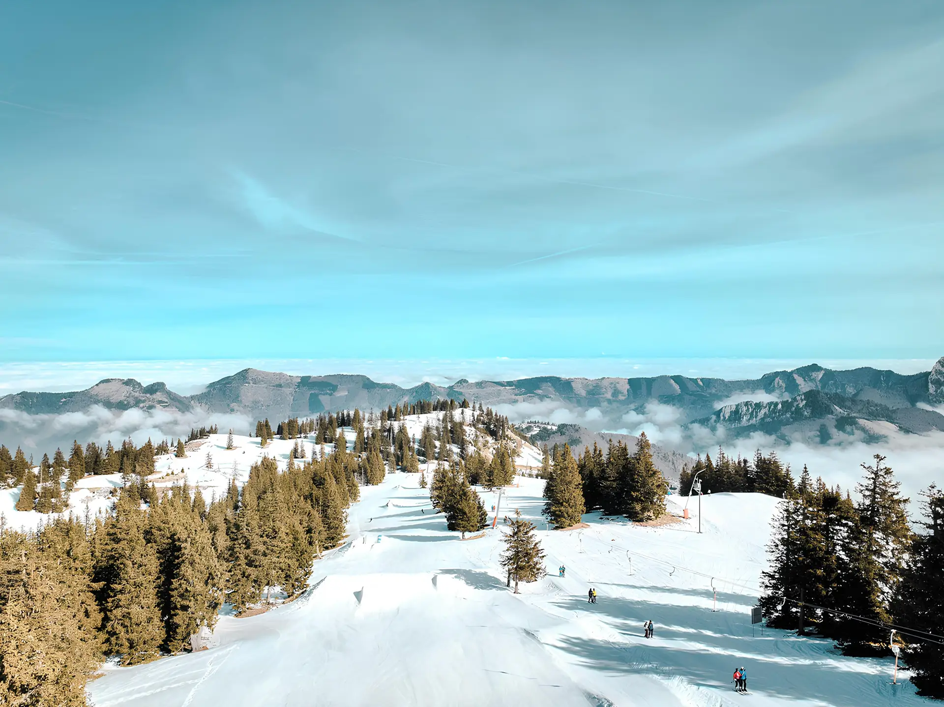 Winter in den Alpen