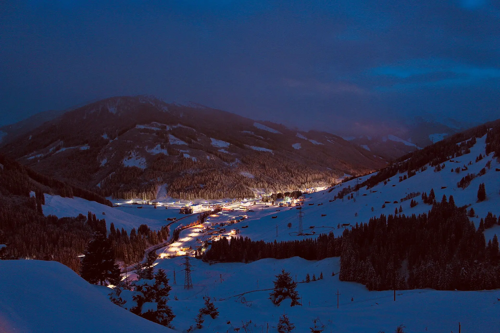 Lage des AlverionroyalResort in den Salzburger Alpen