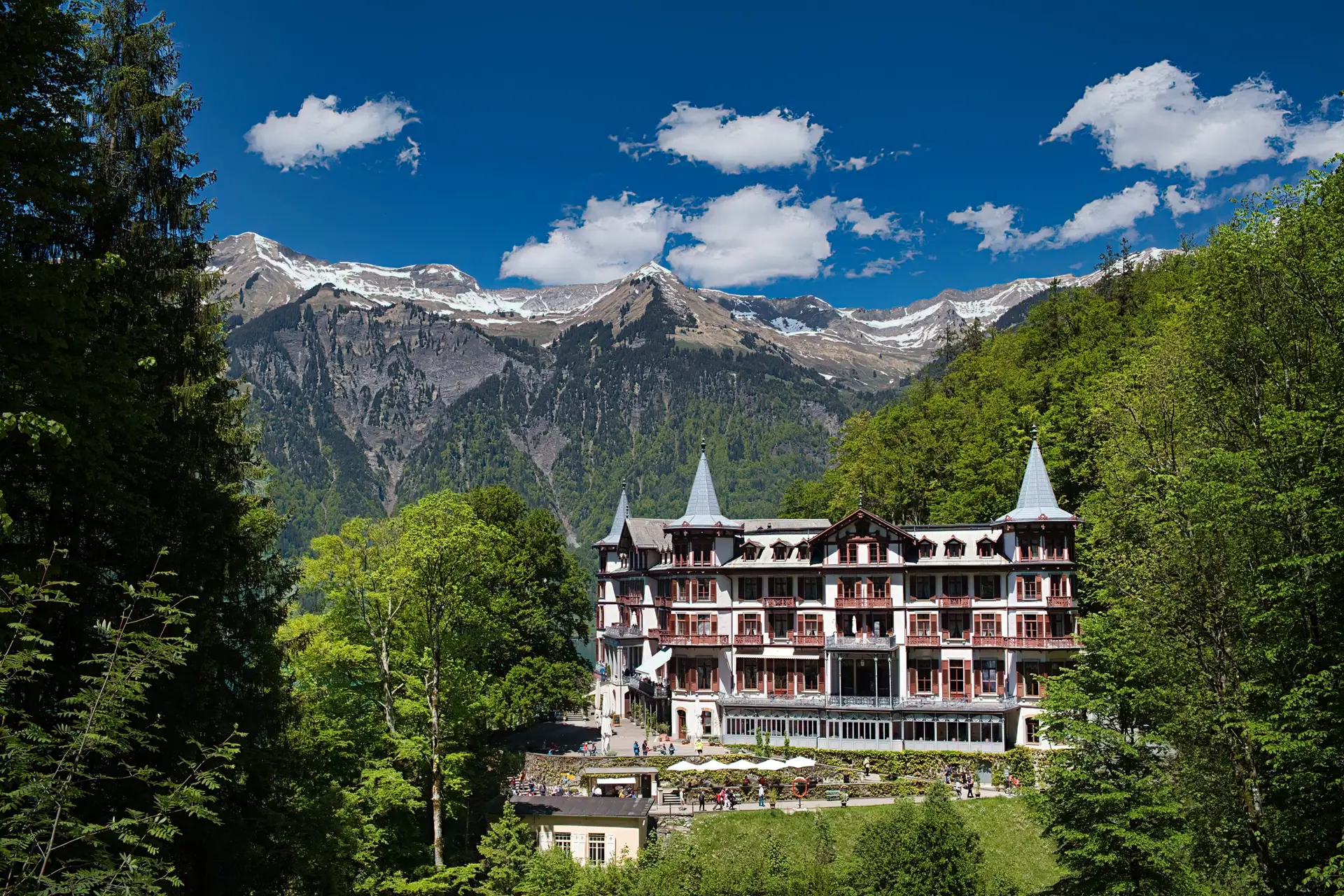 Panoramablick auf das Resort